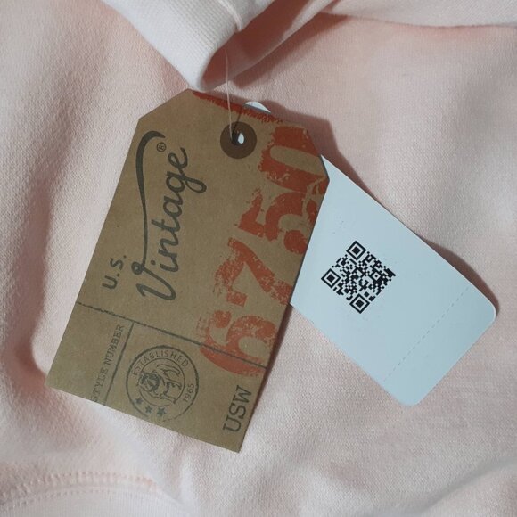 NWT U.S. Vintage blush pink “Dog Mom” sweatshirt, S - Picture 8 of 9